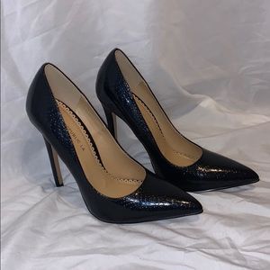 Snakeskin Pumps